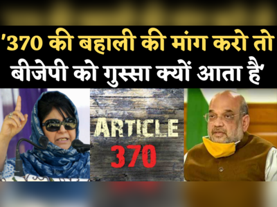 Mehbooba Mufti on Article 370: जो छीना है, सूद समेत लौटना होगा, अनुच्छेद 370 की बहाली पर बोलीं महबूबा