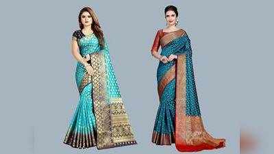 Banarsi Saree : 1,099 रुपए में बेहद खूबसूरत Saree, घर बैठे करें ऑर्डर