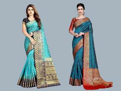 Banarsi Saree : 1,099 रुपए में बेहद खूबसूरत Saree, घर बैठे करें ऑर्डर