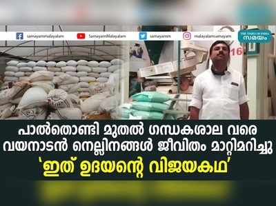 വയനാടൻ നെല്ലിനങ്ങൾ ജീവിതം മാറ്റിമറിച്ചു; ഇത് ഉദയന്റെ വിജയകഥ