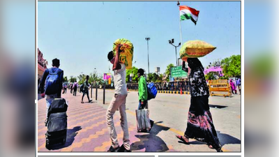 Corona fear : फिर बनने लगे वहीं हालात, रेलवे स्टेशन- बस स्टैण्ड पर दिखने लगी है ये तस्वीरें