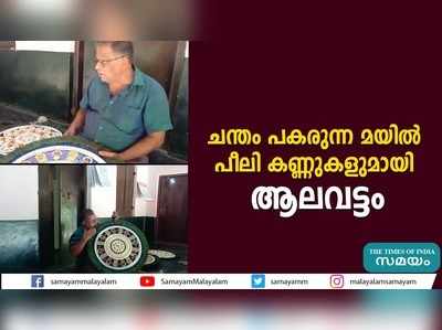 പൂരപ്രേമികളുടെ ആരവത്തോടൊപ്പം ആനപ്പുറത്തെ ആലവട്ടവും