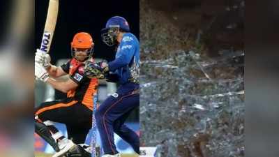 MI vs SRH : जॉनी बेयरस्टो ने जड़ा ऐसा छक्का, डगआउट में रखे फ्रिज का शीशा हुआ चकनाचूर, बाल-बाल बचे हैदराबाद के खिलाड़ी