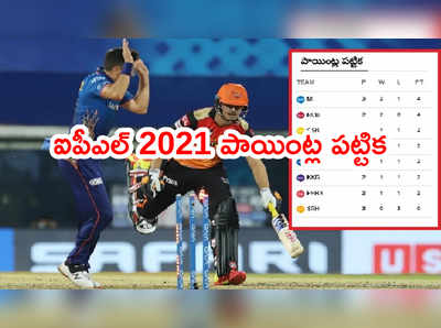 IPL 2021 పాయింట్ల పట్టికలో ‘టాప్‌’లేపిన ముంబయి.. SRH ఒక్కటే ఇలా