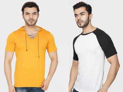 Mens T-Shirt : आज ही स्टाइलिश और कंफर्टेबल टी-शर्ट कम दाम में खरीदें