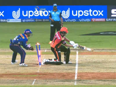 IPL 2021: २२ चेंडूत ४३ धावा केल्या होत्या, पाय विकेटवर लागला आणि...