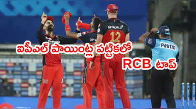 IPL 2021 పాయింట్ల పట్టికలో RCB టాప్.. చిట్టచివరి స్థానంలో SRH