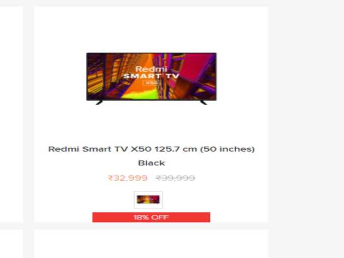 redmi tv 50 inch