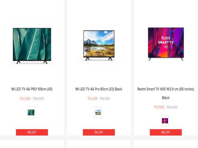 mi tv discount