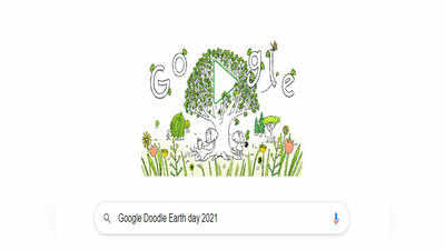 Google Doodle Earth day 2021: गुगलने खास डूडल साकारून लोकांना दिला हा संदेश