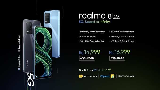 Realme 8 5G Price And Specifications