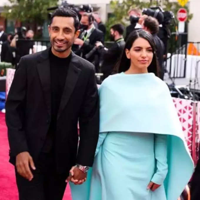 Oscars के रेड कारपेट पर बीवी फरहीन मिर्जा के साथ नजर आए र‍िज अहमद