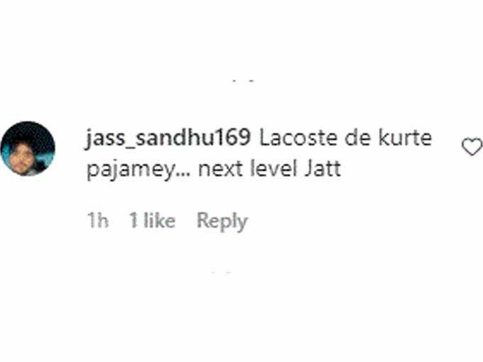 Comment On Diljit Picture