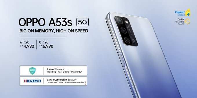 Oppo A53s 5G Price In India And Availability