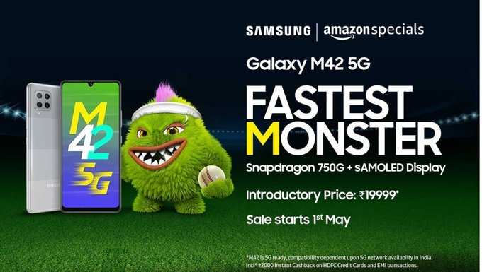 Samsung Galaxy M42 5G Price In India