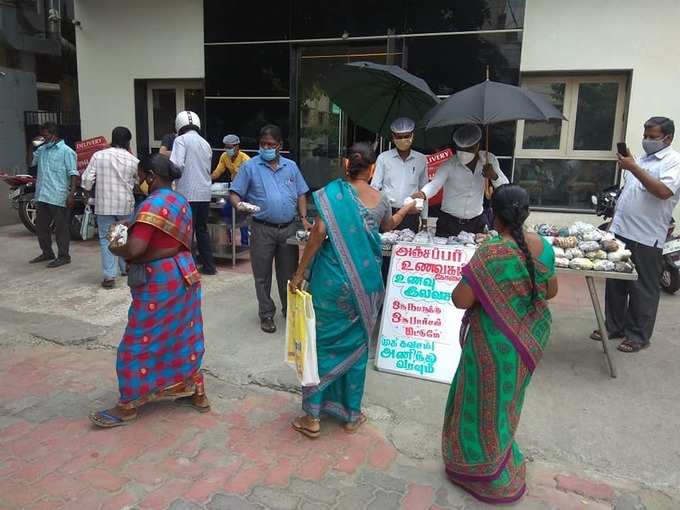 இலவச உணவு வழங்கி வரும் கோவை உணவகம்!