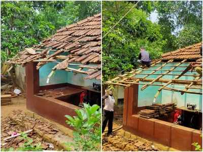 വനങ്ങള്‍ പച്ചപ്പണിഞ്ഞിട്ടും ചക്ക തേടി ആനകള്‍ കാടിറങ്ങുന്നു; തോല്‍പ്പെട്ടിയില്‍ ഒറ്റയാന്‍ വീട് തകര്‍ത്തു