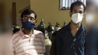 Oxygen Black Marketing in Lucknow: ऑक्सिजन की कालाबाजारी करने वाले 2 शातिर गिरफ्तार, 87 सिलिंडर के साथ नकदी बरामद