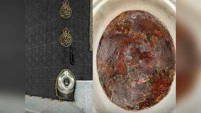 Mecca Black Stone: मक्‍का से दुनिया के सामने पहली बार आई काबा के काले पत्‍थर की अद्भुत तस्‍वीरें