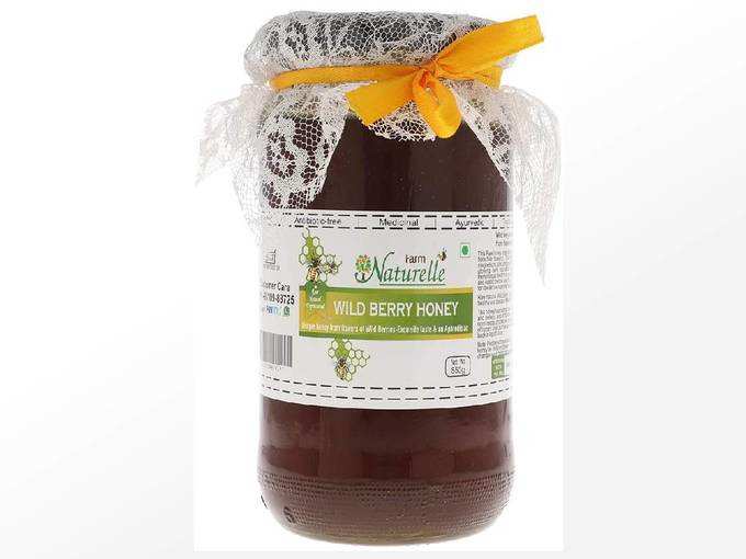 Farm Naturelle Pure Raw Natural Unprocessed Wild Berry Forest Flower Honey, 850 GMS
