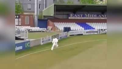 Dane Paterson one-handed Catch : सिक्स के लिए जा रही गेंद को फील्डर ने हवा में छलांग लगाकर एक हाथ से लपका कैच, VIDEO देख आप भी कहेंगे वाह!