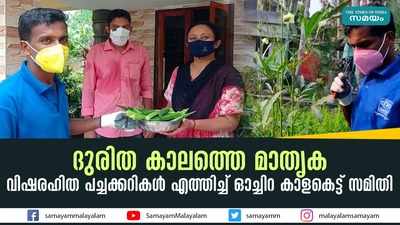 ദുരിത കാലത്തെ മാതൃക; വിഷരഹിത പച്ചക്കറികൾ എത്തിച്ച് ഓച്ചിറ കാളകെട്ട് സമിതി