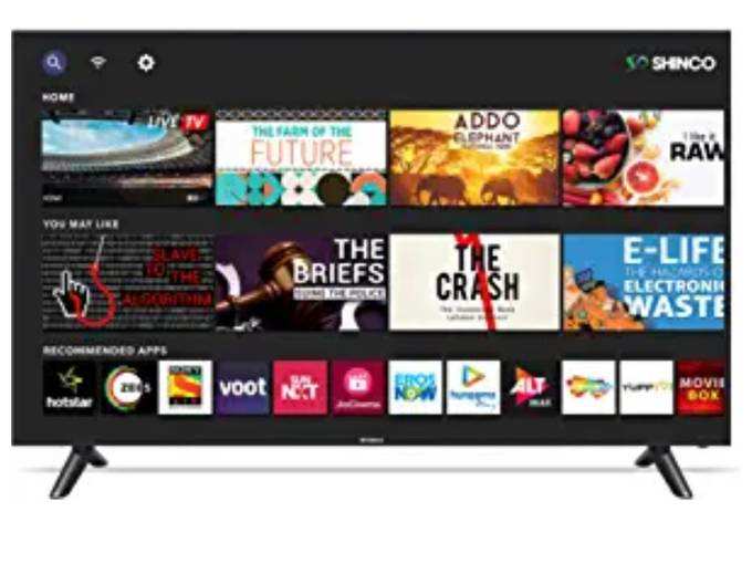 Shinco 109 cm (43 inches) 4K Ultra HD Smart LED TV S43UQLS (Black) (2021 Model)