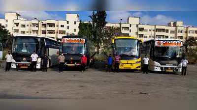 ಕೋವಿಡ್‌ ನಿಯಮ ಉಲ್ಲಂಘಿಸಿ ಕಾರ್ಯಾಚರಣೆ: 4 ಬಸ್‌ಗಳ ಜಪ್ತಿ ಮಾಡಿದ ಆರ್‌ಟಿಓ