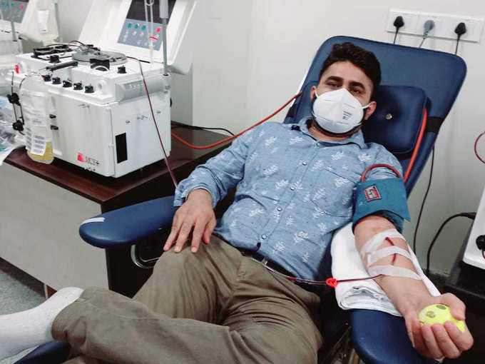 delhi police plasma donation