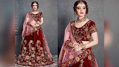 Lehenga Choli For Wedding :फेस्टिव हो या वेडिंग सीजन, पर्फेक्ट लुक पाने के लिए खरीदें ये लहंगे