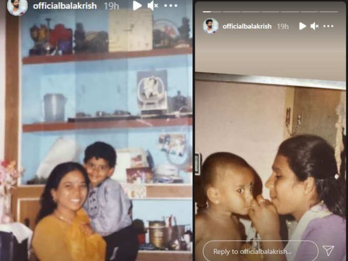 Balaji Murugadoss with mom