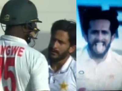 VIDEO: विकेट के लिए पाक गेंदबाज का डर्टी गेम, पहले बल्लेबाज को उकसाया, फिर जीभ दिखाकर चिढ़ाया, साथी खिलाड़ियों ने मामले को सुलझाया