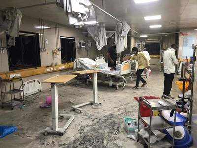 Fire in Hospital : गुजरातच्या आणखी एका रुग्णालयात आग, आयसीयूतील ७० रुग्ण सुरक्षित