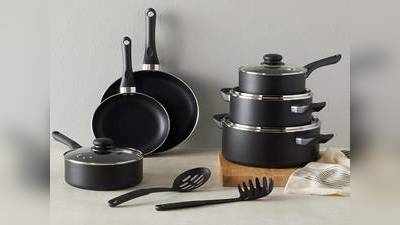 सिर्फ 1,269 रुपए में Amazon से खरीदें 8 पीस वाला ये नॉन स्टिक Cookware Set