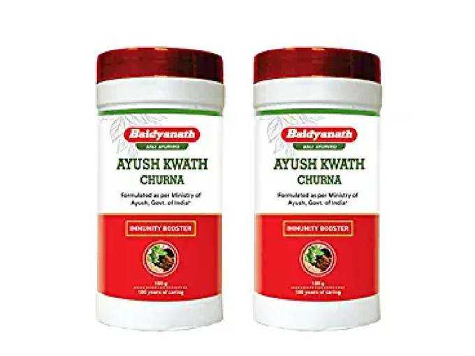 Baidyanath Ayush kwath Churna I Immunity Booster I Ayurvedic Respiratory I 100 gm (Pack of 2)