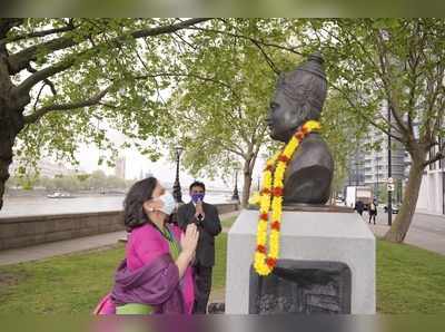 ಆಂಗ್ಲರ ನೆಲದಲ್ಲೂ ಬಸವ ಜಯಂತಿ ಸಂಭ್ರಮ: ಲಂಡನ್‌ನಲ್ಲಿ ಬಸವಣ್ಣನವರ ಪ್ರತಿಮೆಗೆ ಮಾಲಾರ್ಪಣೆ