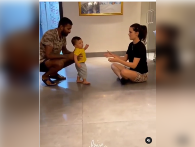 हार्दिक पंड्या की अब पापा वाली ड्यूटी शुरू, बेटे अगस्त्य को सीखा रहे चलना, पत्नी नताशा स्टेनकोविक ने शेयर किया VIDEO