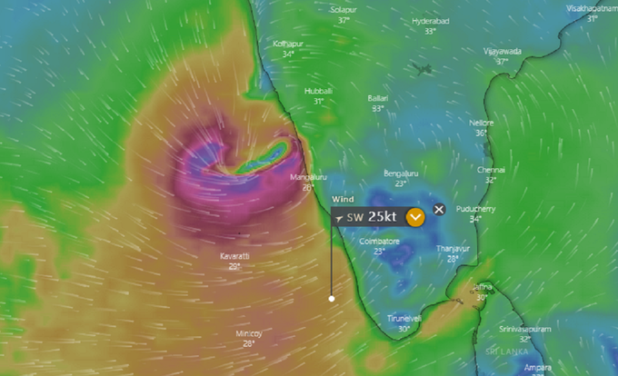 तौत्के चक्रीवादळ