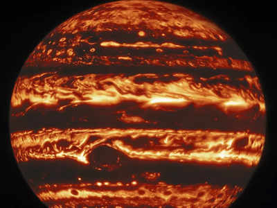 Jupiter Images: आग सा धधकता क्यों दिखा तूफानी बृहस्पति ग्रह? वैज्ञानिकों ने अलग रोशनी में देखा तो खड़े हुए कई सवाल