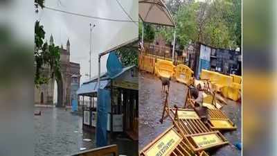 Mumbai Rain : चक्रीवादळामुळे मुंबईत समुद्र खवळला, वादळाची भीषणता दाखवणारा VIDEO समोर