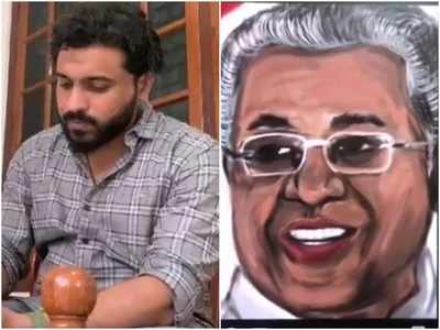 സിയാദിന് ചിത്രം വരക്കാൻ ക്യാന്‍വാസ് വേണ്ട ; ഫോൺ മാത്രം മതി, വീഡിയോ കാണാം