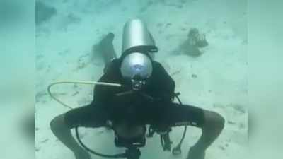 Chris Gayle push-ups in Sea: मालदीव में क्रिस गेल का मस्तमौला अंदाज, समंदर के भीतर लगाए पुश अप्स