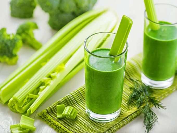 ​अजवाइन का रस (Celery juice)