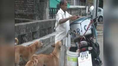 190 వీధి కుక్కలకు నిత్యం చికెన్ బిర్యానీ.. ఇతడికి సలాం కొట్టాల్సిందే 