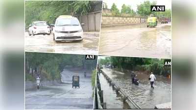 Delhi-NCR Weather News : दिल्ली-NCR में रुक-रुक कर हुई बारिश, तस्वीरों में देखें कैसा था नजारा