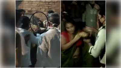 Ashoknagar Viral Video: कोरोना कर्फ्यू में चालान बनाना प्रशासन को पड़ा महंगा, युवक ने की गाली-गलौज, पत्नी बीच सड़क पर एसडीएम को मारने चप्पल लेकर दौड़ी