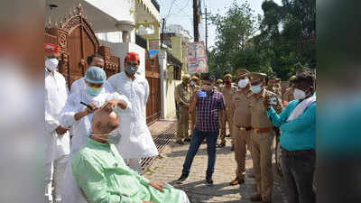 Kanpur News: CM योगी के दौरे का अनोखा विरोध, SP विधायक ने मुंडवाया सिर, कोरोना मृतकों को दी श्रद्धांजलि