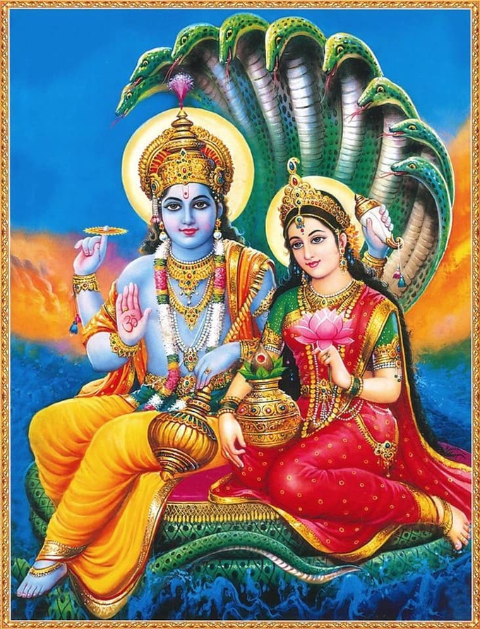 Vishnu And Lakshmi