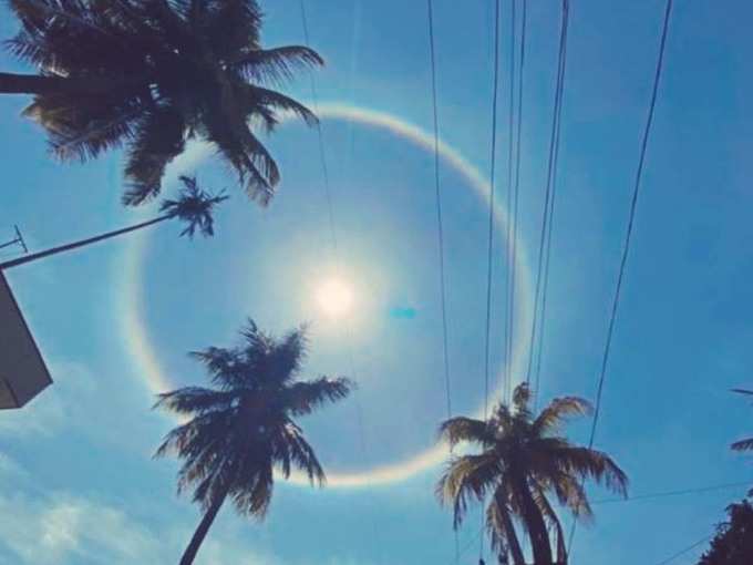 कब बनता है Sun Halo?