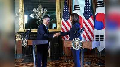 कमला हैरिस ने दक्षिण कोरियाई राष्ट्रपति से हाथ मिलाने के बाद कपड़े में पोंछा, वीडियो वायरल होते ही मचा बवाल
